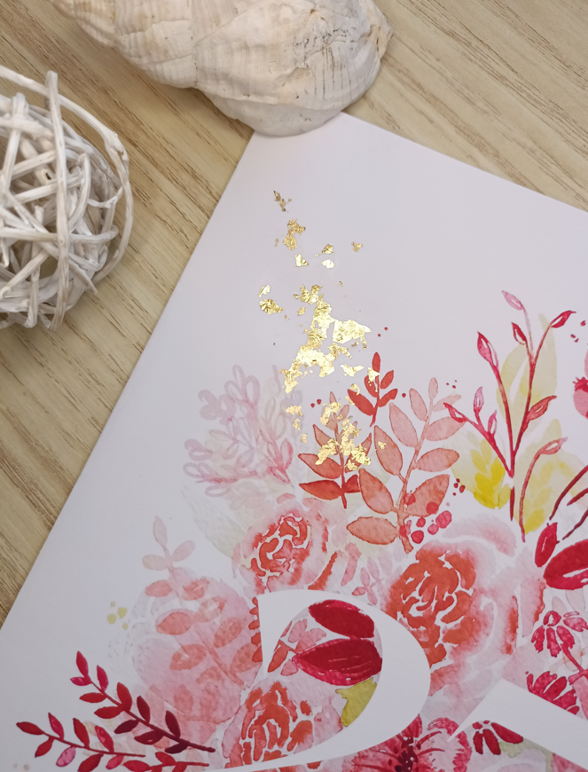 Cartes fleuries nombres