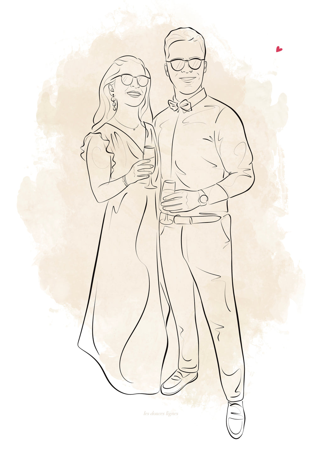 Portrait personnalisé signature ✨