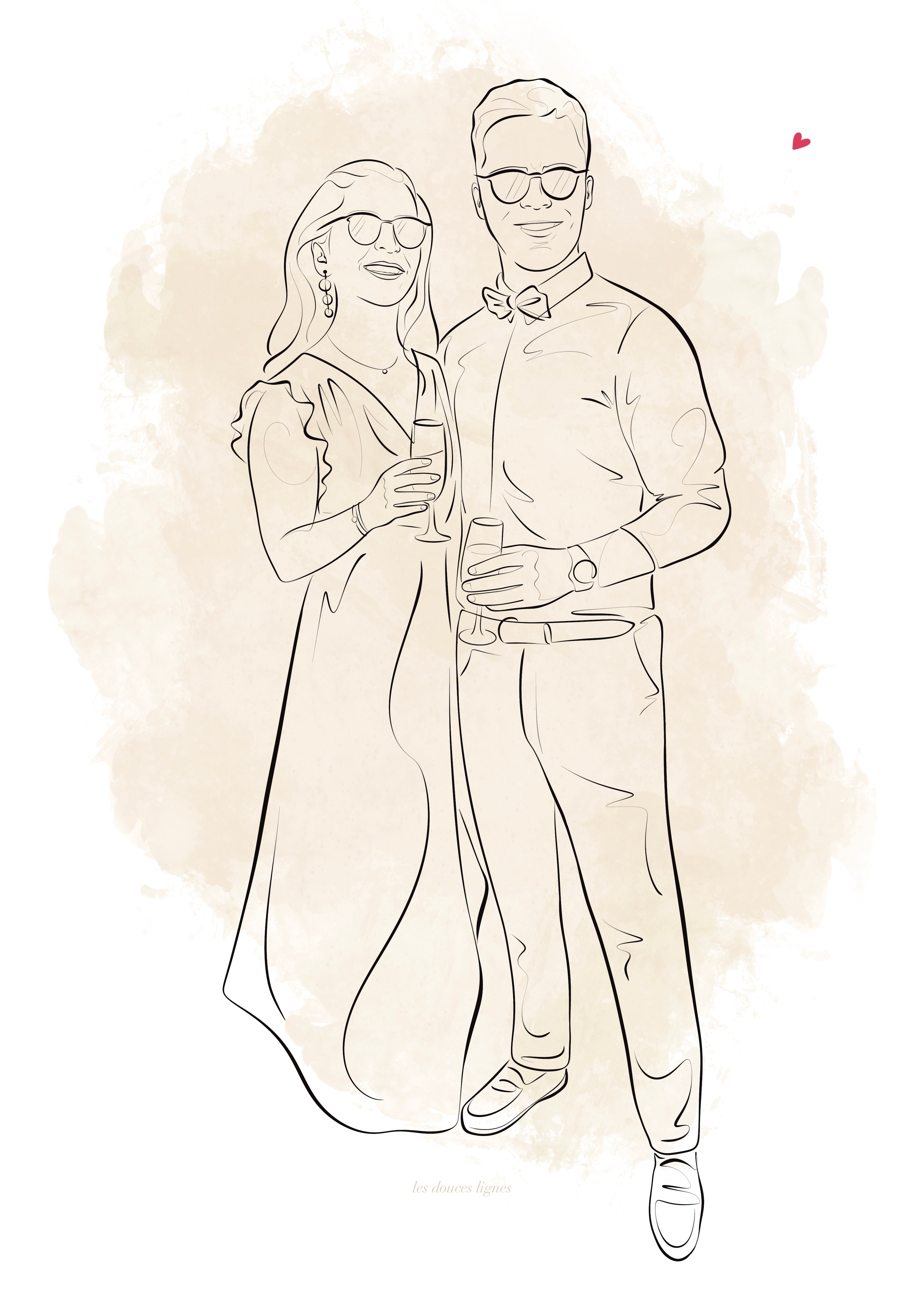 Portrait personnalisé signature ✨