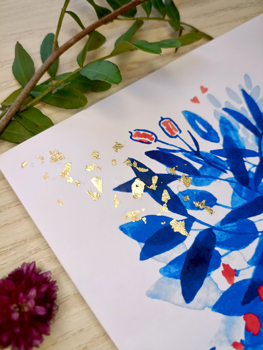 Cartes fleuries nombres