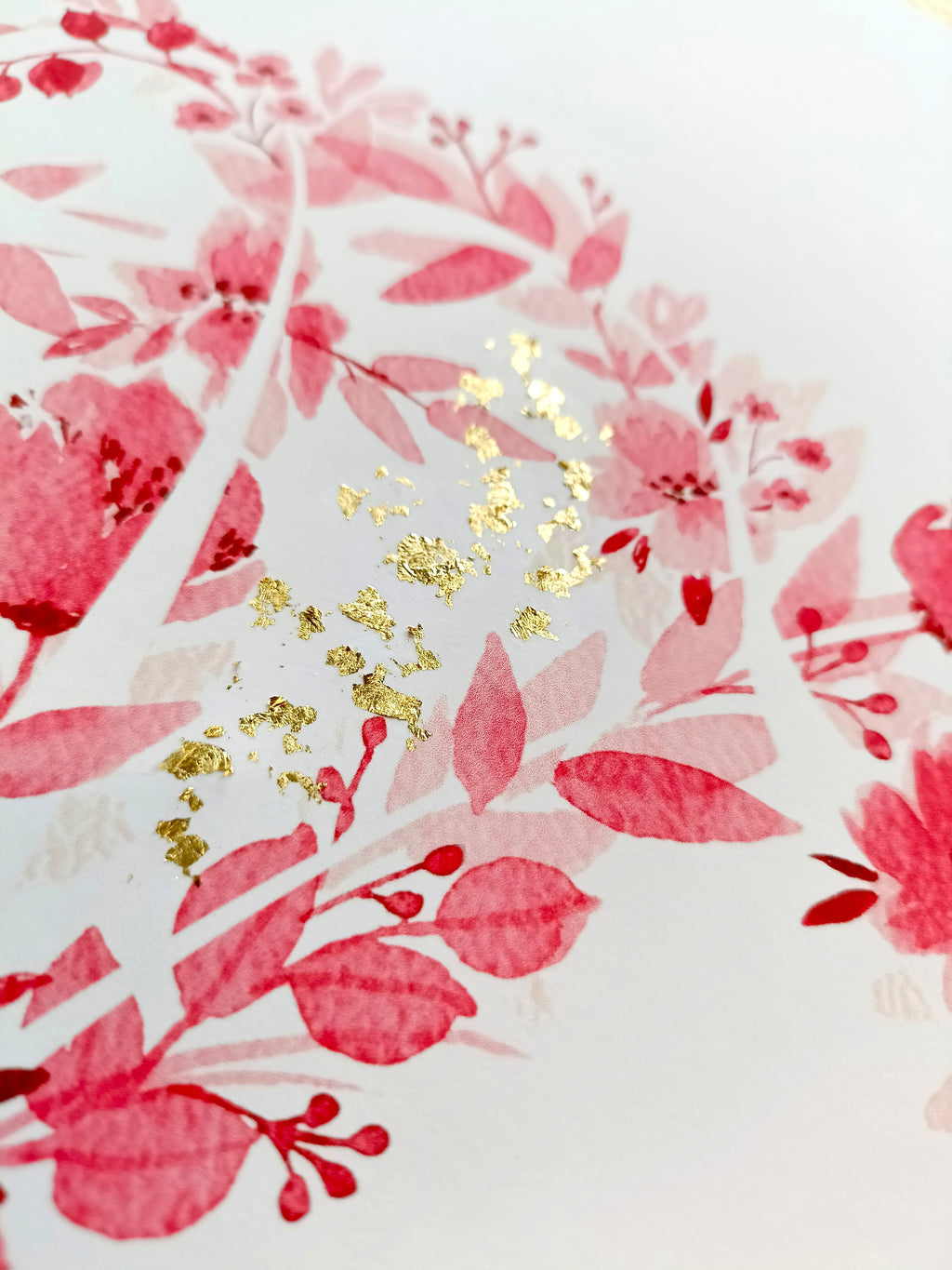 Affiche fleurie - utérus