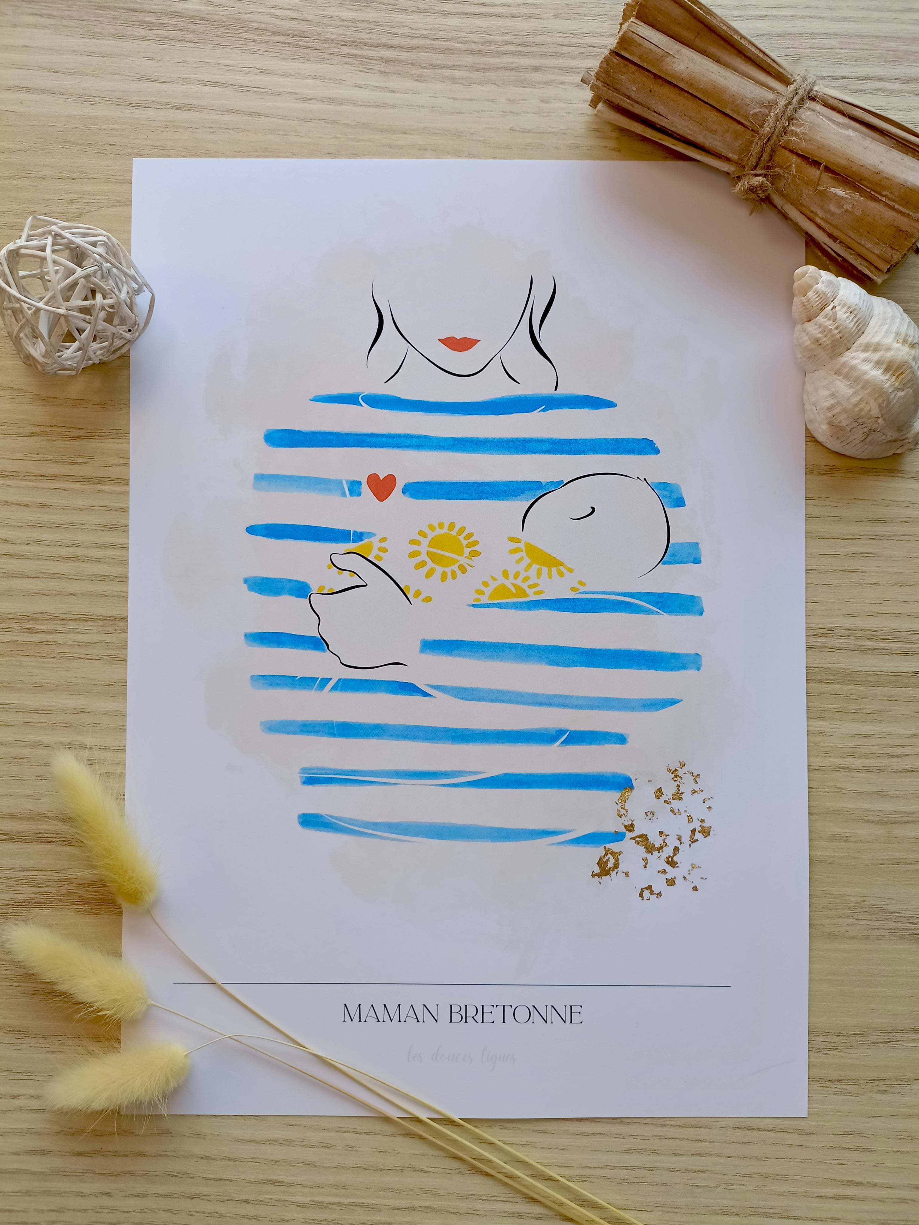 Affiche Maman bretonne