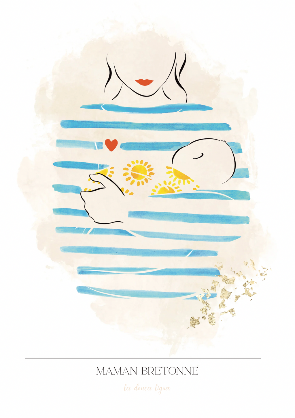 Affiche Maman bretonne