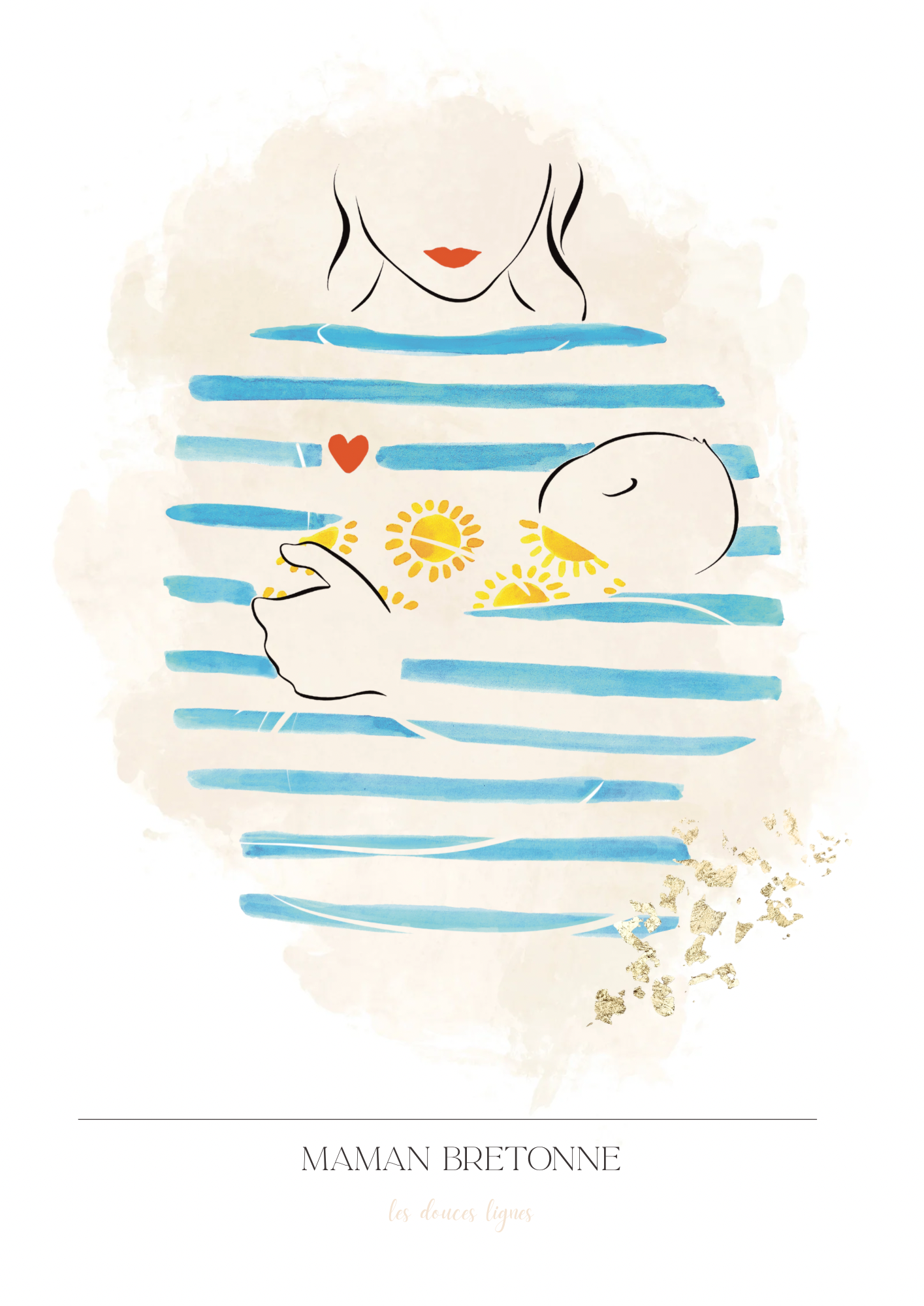 Affiche Maman bretonne