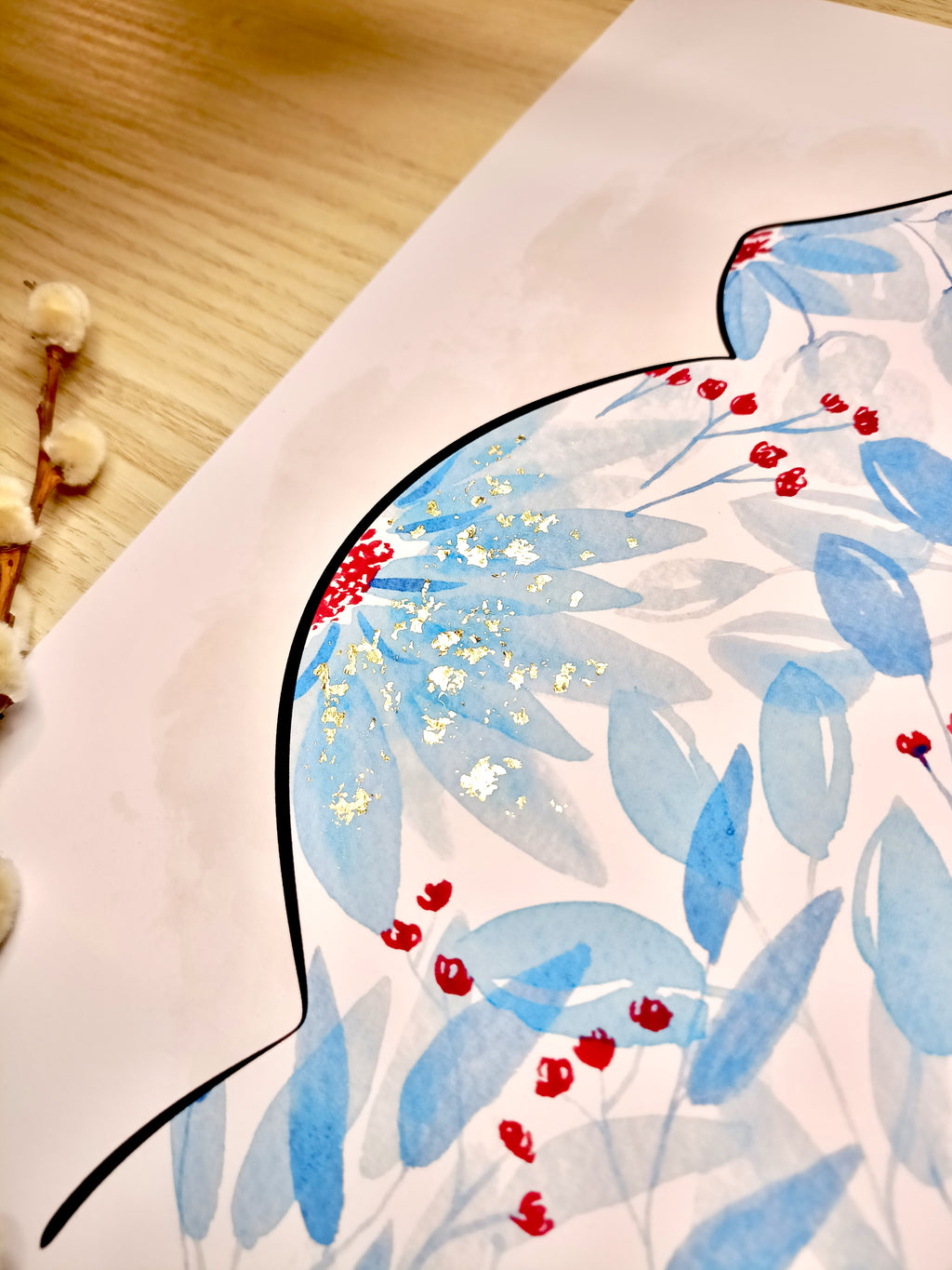 Affiche Maman fleurie