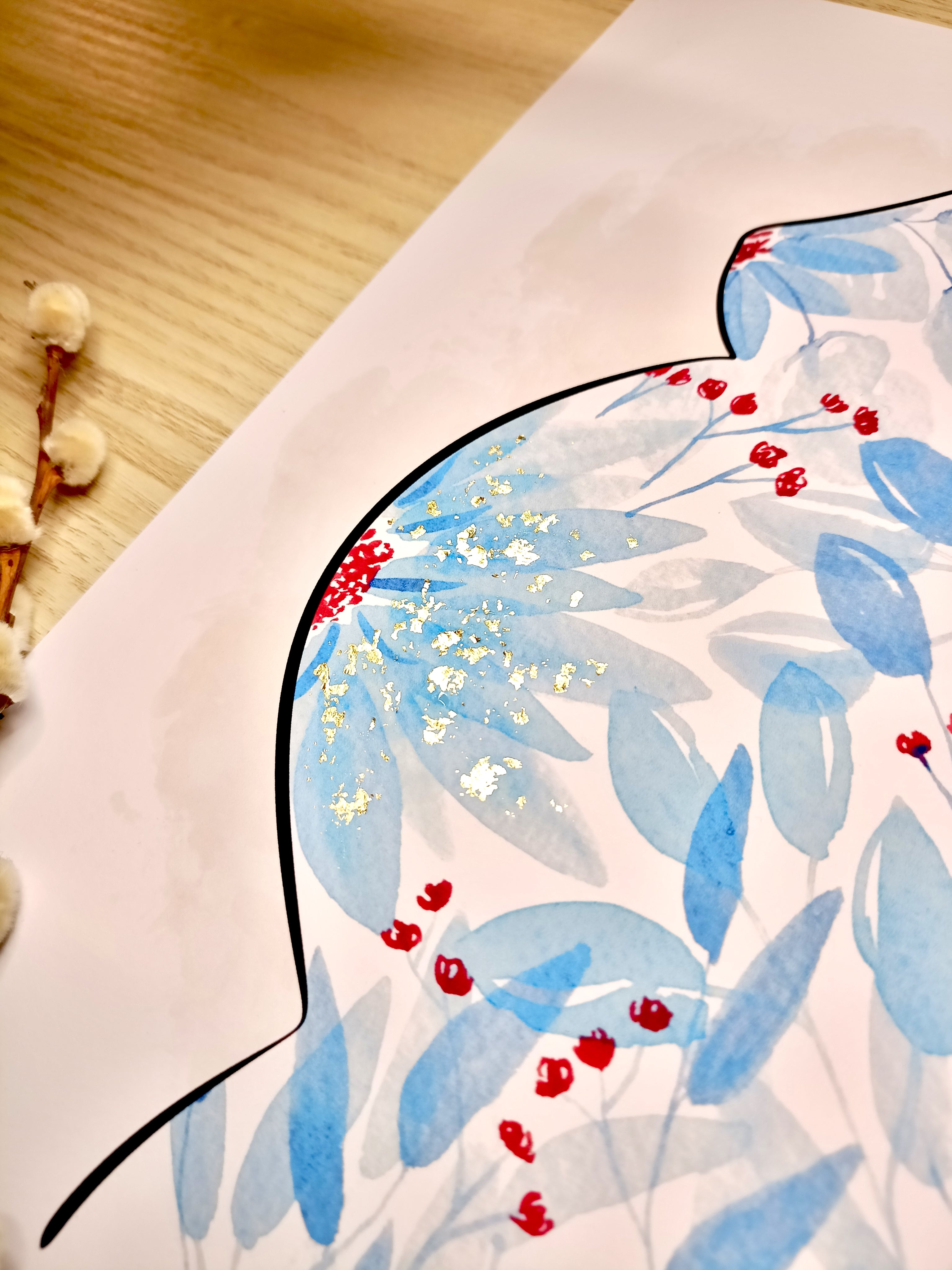 Affiche Maman fleurie